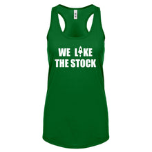 WE LIKE THE STOCK Womens Racerback Tank Top
