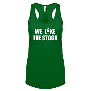 WE LIKE THE STOCK Womens Racerback Tank Top