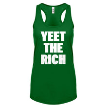 YEET THE RICH Womens Racerback Tank Top