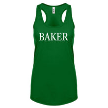 BAKER Womens Racerback Tank Top