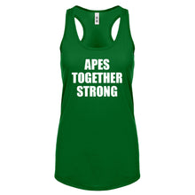 APES TOGETHER STRONG Womens Racerback Tank Top