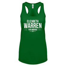 ELIZABETH WARREN for President 2020 Womens Racerback Tank Top