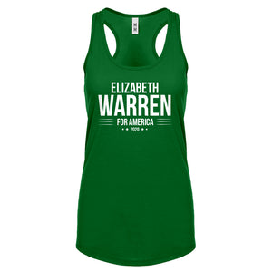 ELIZABETH WARREN for President 2020 Womens Racerback Tank Top