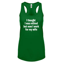 I Thought I was Retired Womens Racerback Tank Top