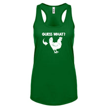 Racerback Chicken Butt Womens Tank Top