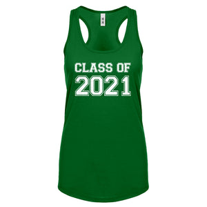 Racerback Class of 2021 Womens Tank Top