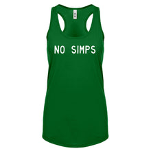 No Simps Womens Racerback Tank Top