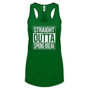 Straight Outta Spring Break Womens Racerback Tank Top