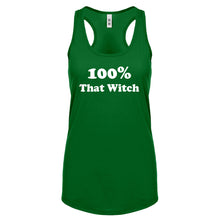 100% That Witch Womens Racerback Tank Top