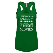 Bake Stuff, Christmas Movies Womens Racerback Tank Top