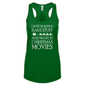 Bake Stuff, Christmas Movies Womens Racerback Tank Top