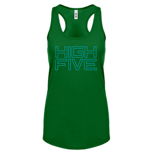 Racerback High Five Womens Tank Top