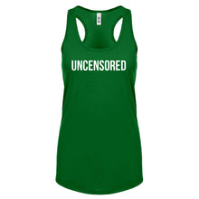 UNCENSORED Womens Racerback Tank Top