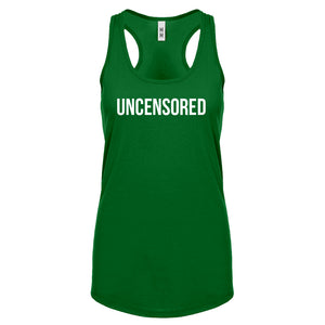 UNCENSORED Womens Racerback Tank Top