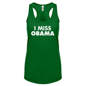 Racerback I Miss Obama Womens Tank Top