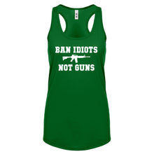Racerback Ban Idiots Not Guns Womens Tank Top