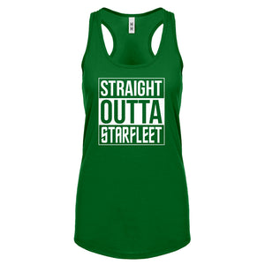 Straight Outta Starfleet Womens Racerback Tank Top