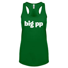 big pp Womens Racerback Tank Top