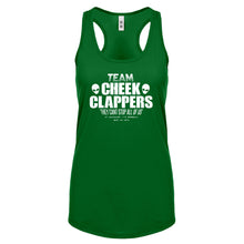 TEAM CHEEK CLAPPERS Womens Racerback Tank Top