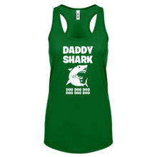 Daddy Shark Womens Racerback Tank Top