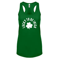 Racerback Lucky to be Irish Womens Tank Top