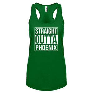 Straight Outta Phoenix Womens Racerback Tank Top