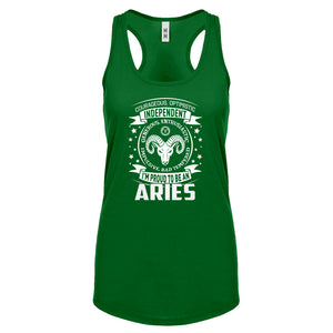 Racerback Aries Astrology Zodiac Sign Womens Tank Top