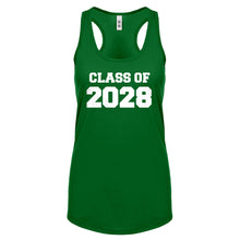 Class of 2028 Womens Racerback Tank Top