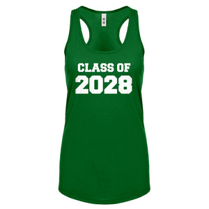 Class of 2028 Womens Racerback Tank Top