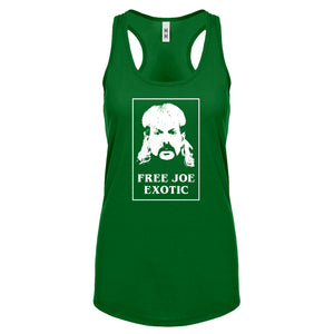 Free Joe Exotic Womens Racerback Tank Top