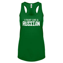 I Fight Like a Russian Womens Racerback Tank Top