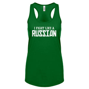 I Fight Like a Russian Womens Racerback Tank Top