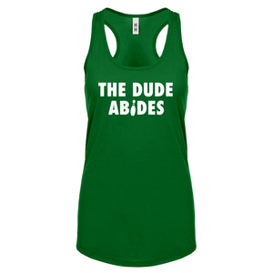 THE DUDE ABIDES Womens Racerback Tank Top