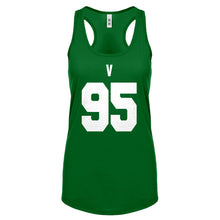 V 95 Womens Racerback Tank Top