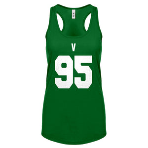 V 95 Womens Racerback Tank Top