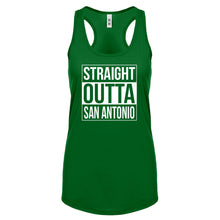 Straight Outta San Antonio Womens Racerback Tank Top