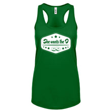 Racerback She Wants the D Womens Tank Top