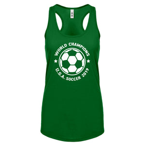 Women's World Cup Champions Womens Racerback Tank Top