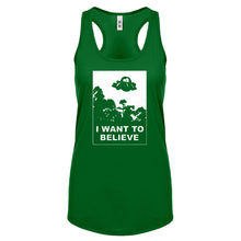 I Want to Believe, Morty Womens Racerback Tank Top