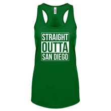 Straight Outta San Diego Womens Racerback Tank Top