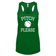 Racerback Pitch Please Womens Tank Top