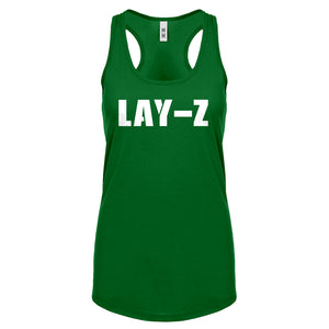 Racerback Lay-Z Womens Tank Top