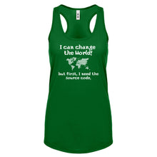 Racerback I Can Change the World Womens Tank Top