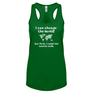 Racerback I Can Change the World Womens Tank Top