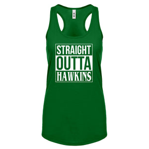 Straight Outta Hawkins Womens Racerback Tank Top
