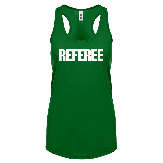 Racerback Referee Womens Tank Top