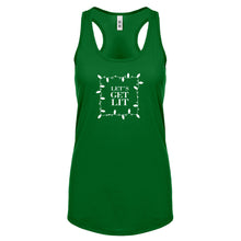 Lets Get Lit Womens Racerback Tank Top