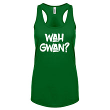 Wah Gwan? Womens Racerback Tank Top