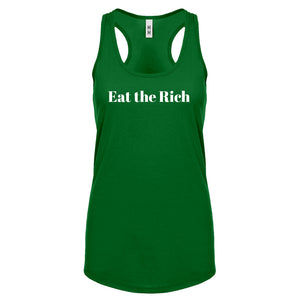 Eat the Rich Womens Racerback Tank Top