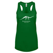 Racerback Brontosaurus Womens Tank Top